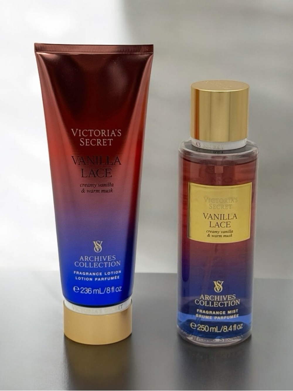 Victoria’s Secret Vanilla Lace Archives Collection Body Lotion Gift Set NWT